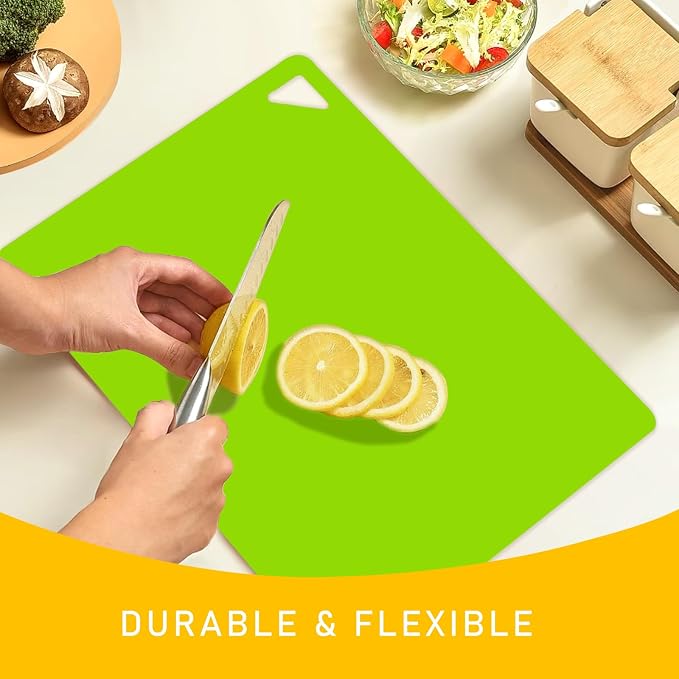 7 Pieces Plastic Flexible Cutting Boards - Image 2
