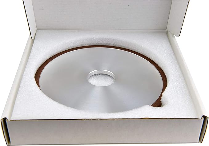 MaxTool Dia 5" 1A1 Diamond Plain Wheel Abrasive Grinding Wheel Thick 1/2" Grit#150 Resin Bond; NDR1A1D5T12X6G15M