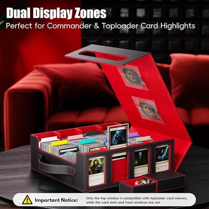 Trading Card Storage Box – 3500+ Magnetic MTG Deck Box - Image 4