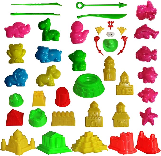 Sand Molding Tools 42pcs Mold Activity Set Compatible by MUKOOL