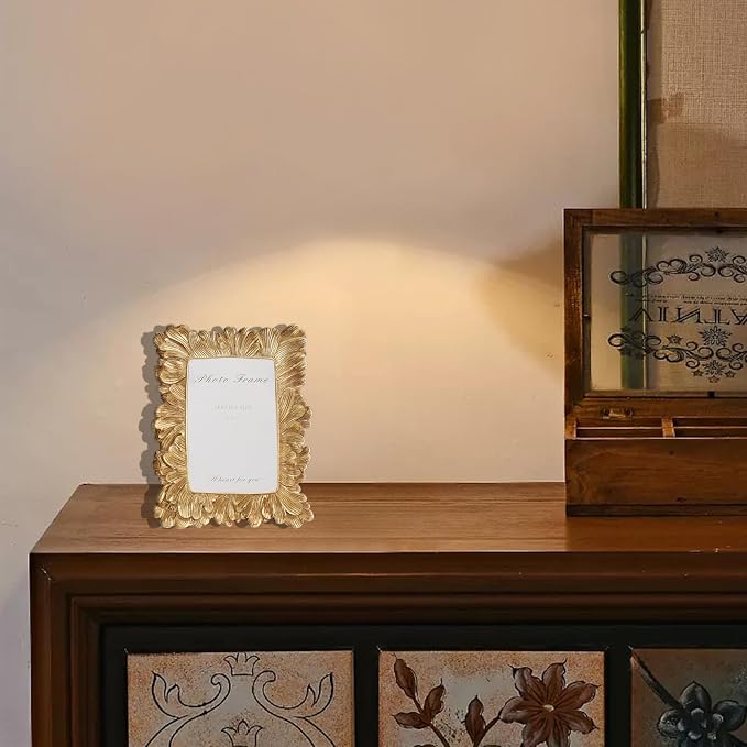 4x6 Picture Frames Gold Vintage Photo Frame - Image 2