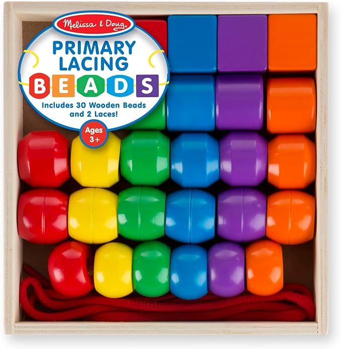 Melissa & Doug Primary Lacing Beads - Image 9