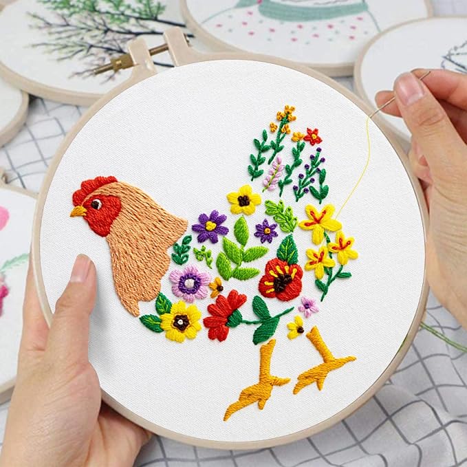 Louise Maelys Hen Embroidery Kit - Image 5