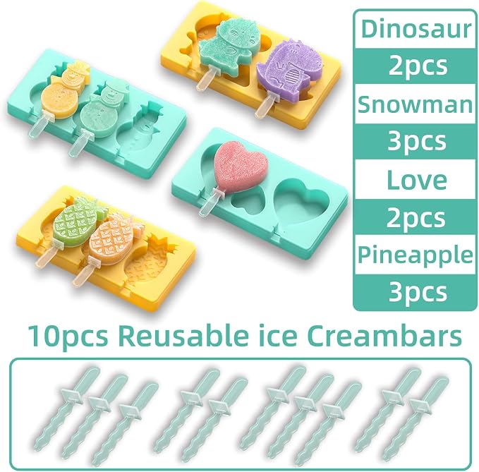 Kids Cartoon Popsicle Molds - Image 4