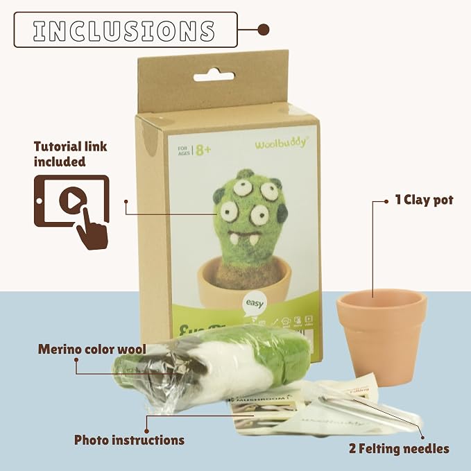 Woolbuddy Needle Felting Starter Kit - Image 5