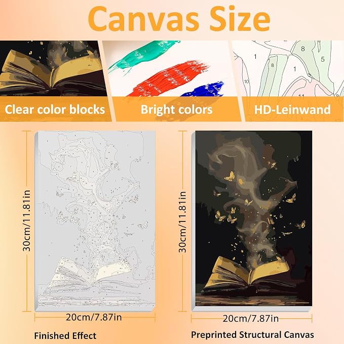 Mandun 3 Pack Paint by Numbers Kit - Image 2