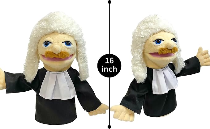 16" Puppets Entriloquist Puppet, Hand Puppets - Image 4