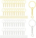 50Sets 1 inch Keychain Rings Split Round Key Ring by ZoloAJay