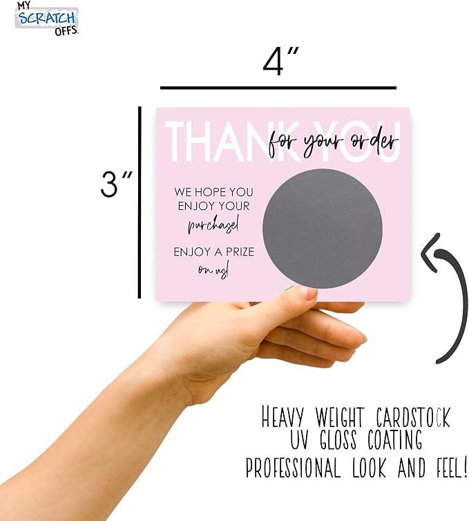 My Scratch Offs Small Business Thank you Promotion DIY Make Your Own Scratch - Image 3