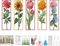 VIGEGU 5 Pcs Flower Cross Stitch Kits by VIGEGU