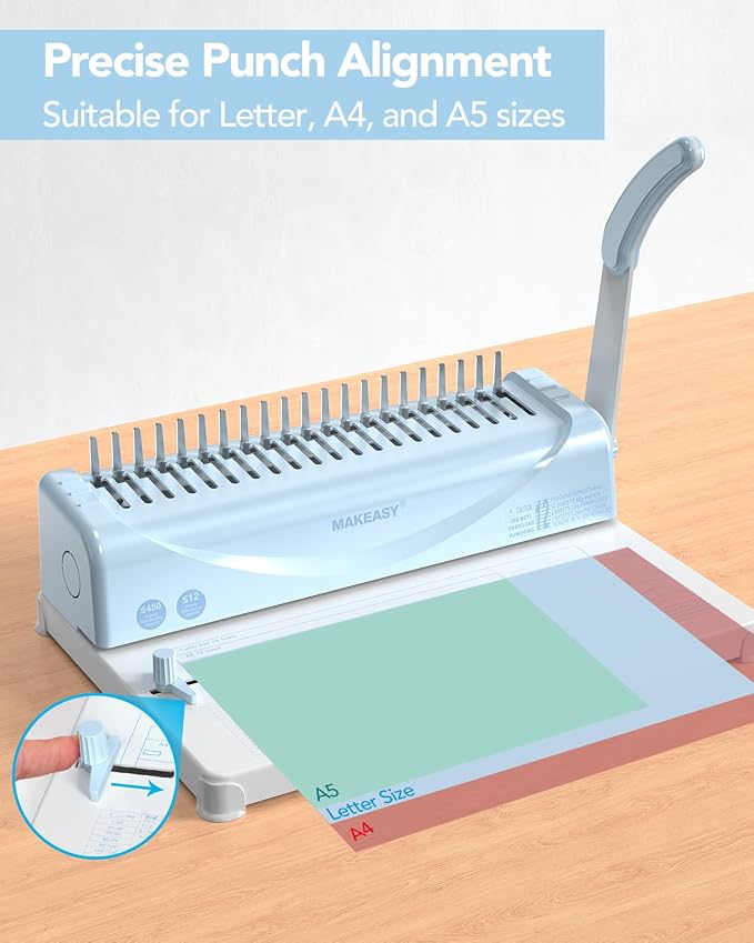 MAKEASY Binding Machine, Comb Binding Machines - Image 3