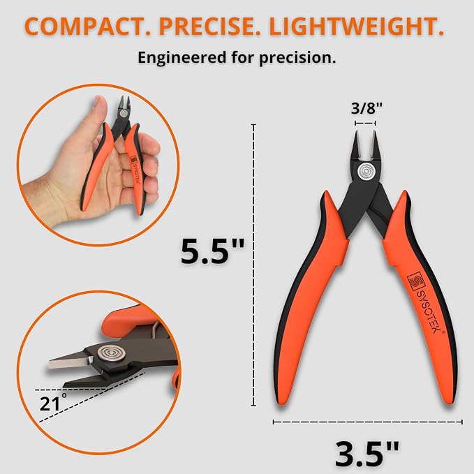 Flush Cutters Precision Wire Cutters - Image 4