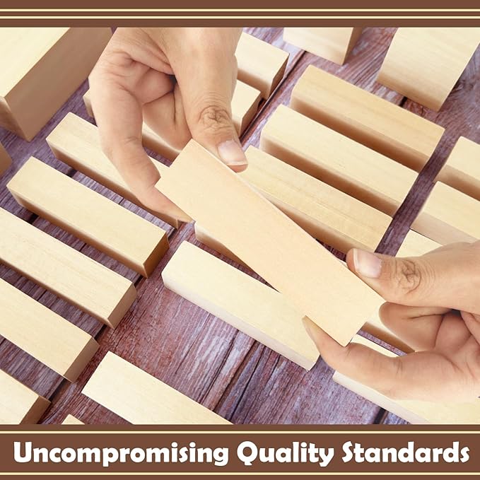 Basswood Carving Blocks,25 Pcs Whittling Wood Basswood Blocks with 3 Sizes,Bass Wood for Wood Carving,Wooden Blocks for Crafts for Beginners Kids and Adults