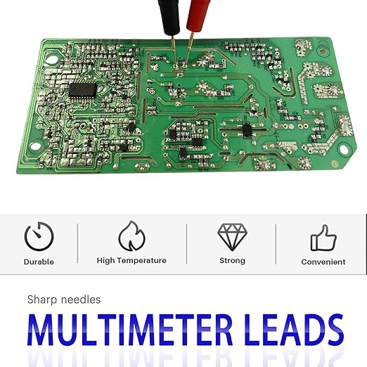 Sharp Universal Multimeter Test Lead, 1000V 15A Test Leads