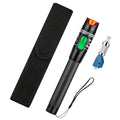 Moocci Visual Fault Locator Fiber Optic Tester - VFL Fiber Optic Cable Tester Meter with FC to LC Adapter - Tools Tester Kit for LC/FC/SC/ST, Network Cable Test