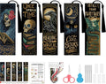 5 Pcs Gothic Stamped Cross Stitch Bookmark Kits by VIGEGU