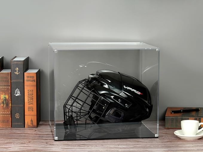 All Clear Acrylic Helmet Display Case, Assembly Box - Image 2