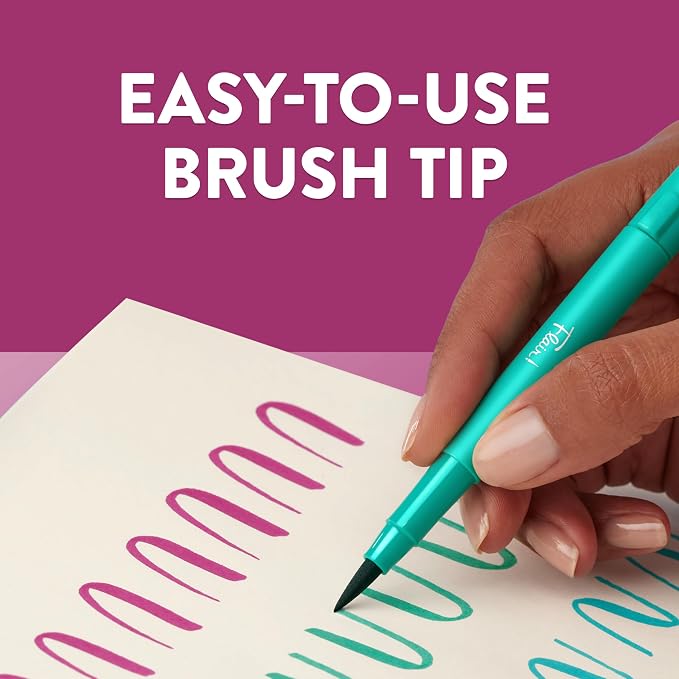 Paper Mate Flair DUAL Felt Tip Pens, Brush and Medium Tips, Note-Taking - Image 5