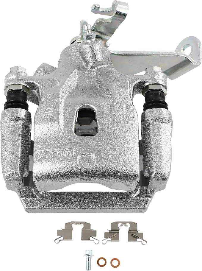 SCITOO 19B7122 Rear Right Disc Brake Caliper w/Bracket Fit For Mazda For CX-5 2013-2015, Single Piston