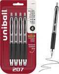 uni-ball® 207™ Retractable Fraud Prevention Gel Pens, Medium Point, 0.7 mm by uni-ball