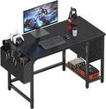 Lufeiya Computer Desk with Fabric Drawers, 40 Inch Reversible Gaming Desk by LUFEIYA