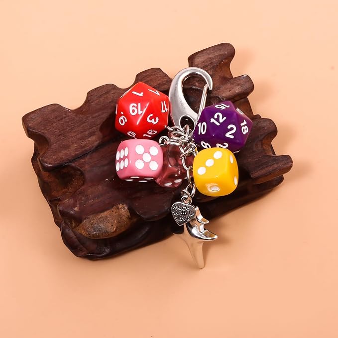 Dice Bag Charms Keychain for Women Men - Image 5