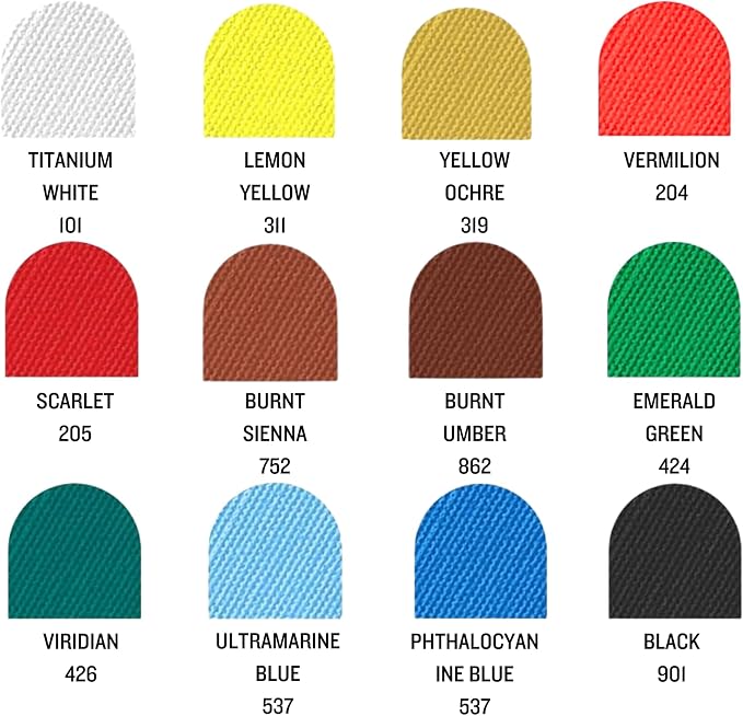 HUAL Fabric Paint Set for Clothes, 12 Colors Textile Paint - Image 2