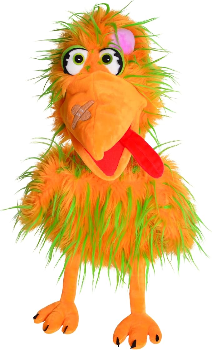 Playful Minds - Living Puppets Purdey 18" Plush Bird Hand Puppet – Soft by PlayfulMinds-Toys