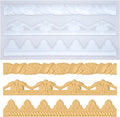 Art Molds for Polyclay Air Dry Clay Plaster Epoxy Resin Fondant Cake Decor 3 by FUNSHOWCASE