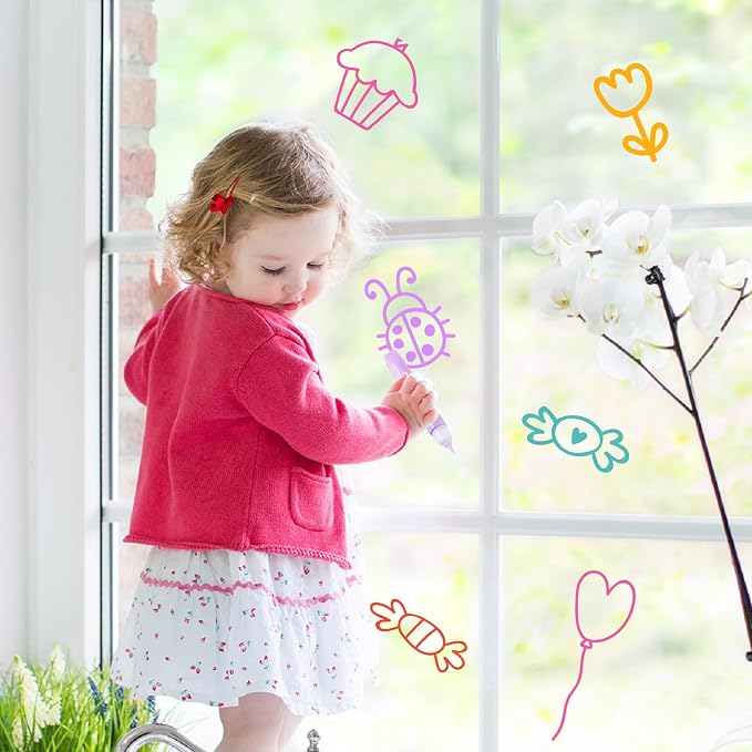 Motipuns 96 Pcs 96 Pcs Suncatcher Paint Pens - Image 4