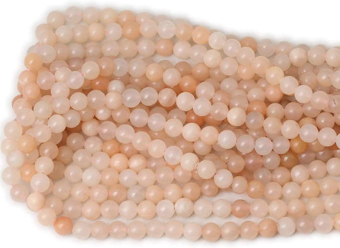 45PCS 8mm Natural Pink Aventurine Gemstone Round Loose Beads Stone Beads - Image 3