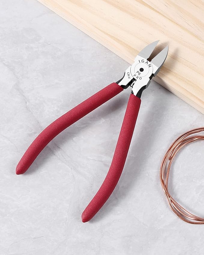IGAN-P6 Wire Cutters, 6-inch Ultra Sharp & Powerful Side-cutting Pliers - Image 7