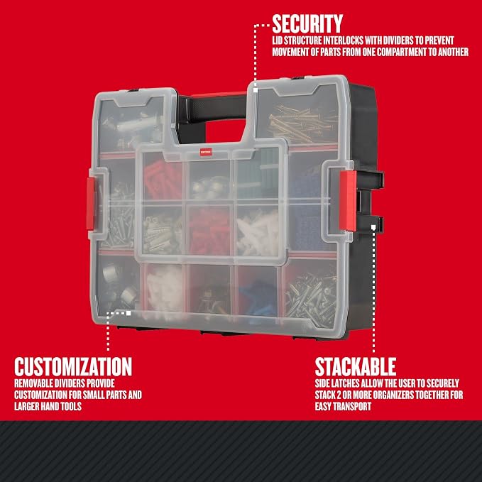 CRAFTSMAN Medium Storage Organizer, 14 Compartments - Image 8