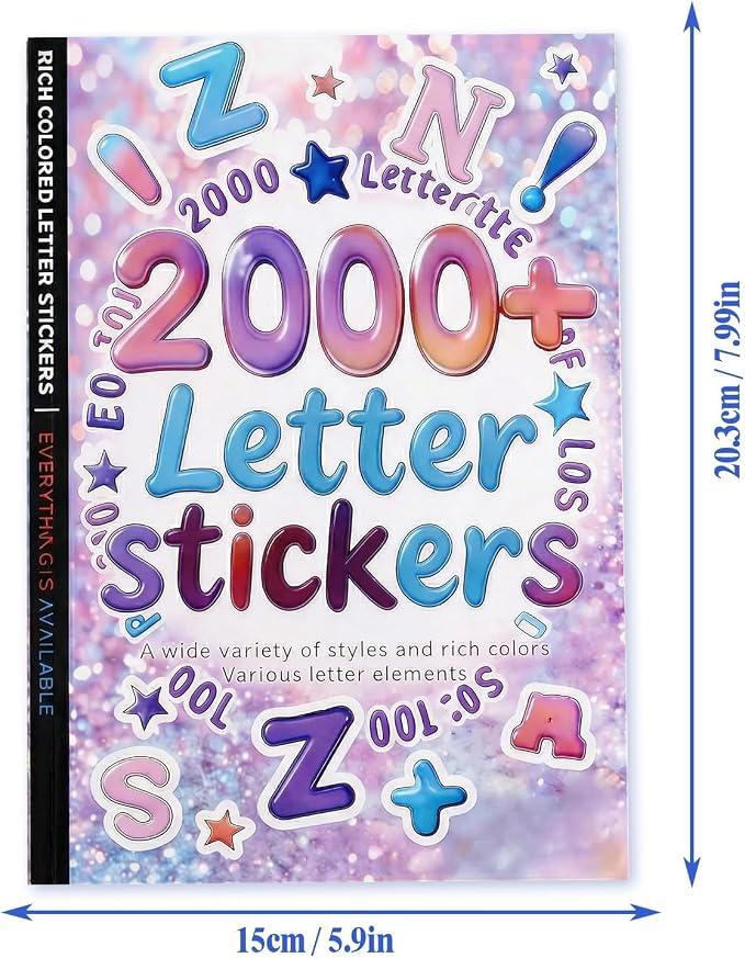 Tmtains 2000+ Pcs Letter Stickers - Image 3