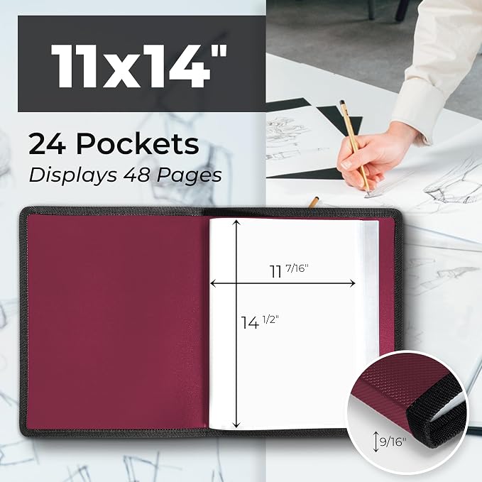 Dunwell 11x14 Art Portfolio Binder - Image 2