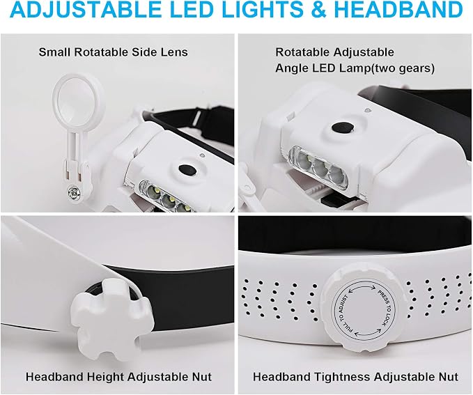 Dilzekui Headband Magnifying Glass - Image 5