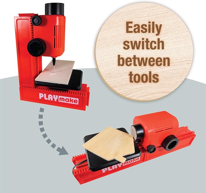 PLAYMAKE 4 in 1 Wood Building Kits - Image 3