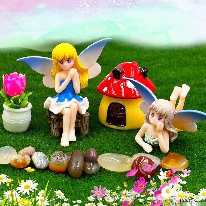 Suartus Miniature Fairy Figurines - Image 3