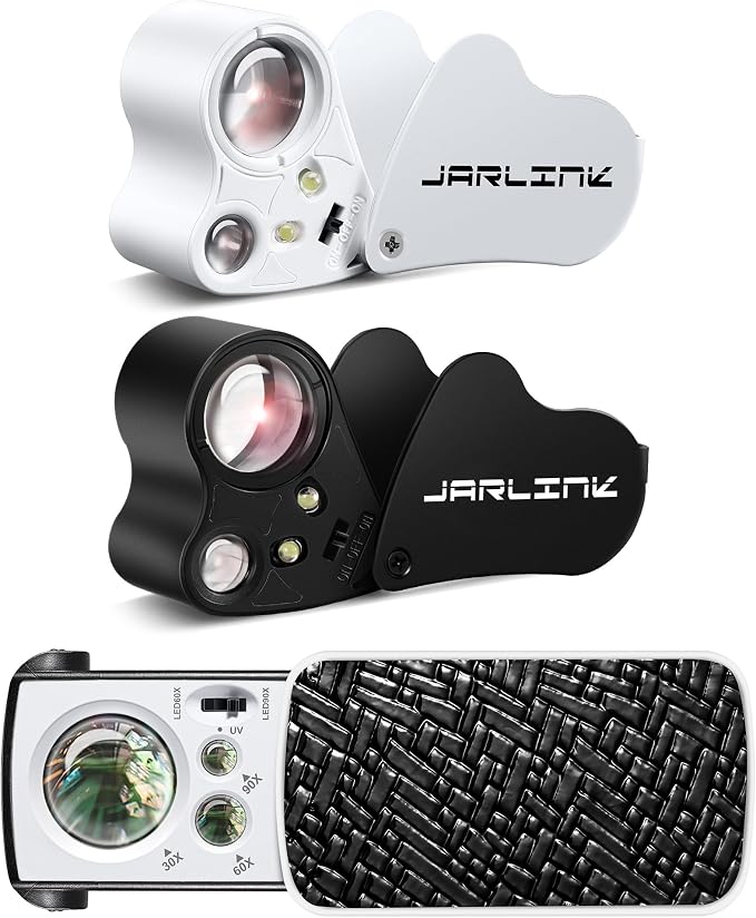 JARLINK 3 Pack Jewelers Loupe by JARLINK