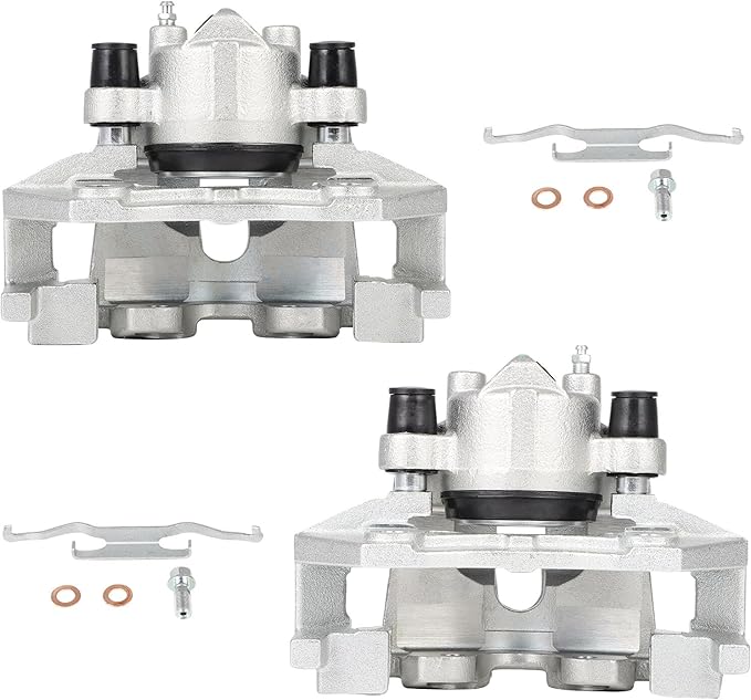 SCITOO Front Brake Caliper With Bracket 19B3117, 19B3116 Compatible For Ford Escape 2005-2009, For Mazda Tribute 2005 2006 2008 2009, For Mercury Mariner 2007-2009