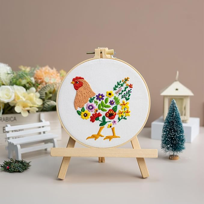 Louise Maelys Hen Embroidery Kit - Image 4