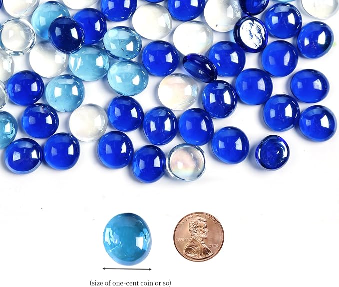 5lbs Flat Glass Marbles for Vase - Image 2