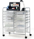 BECOMFORT 12-Drawer Rolling Cart by BECOMFORT