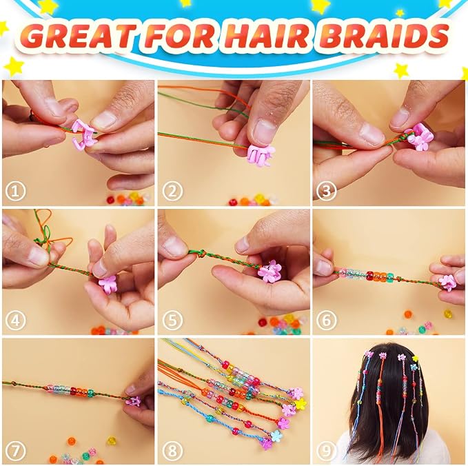 Iooleem Pony Beads, Beads for Jewelry Making, Beading Supplies, Arts & Crafts - Image 3