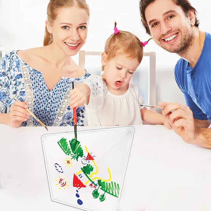 DIY Kites for Kids Kite Making Kit Bulk, Decorating Coloring Kite Party Pack - Image 4