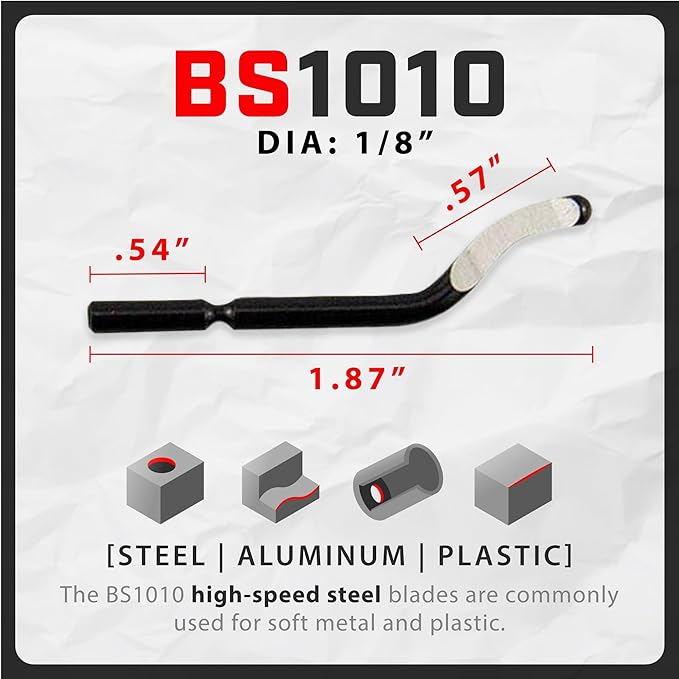 AFA Tooling - Deburring Tool & 2 Countersink Hand Reamers with 10 Blades - Works on Metal, Resin, PVC Pipes, Copper, Plastic and 3D Printed Edges - Plumbing & 3D Printing Burr Removal Reamer Tool