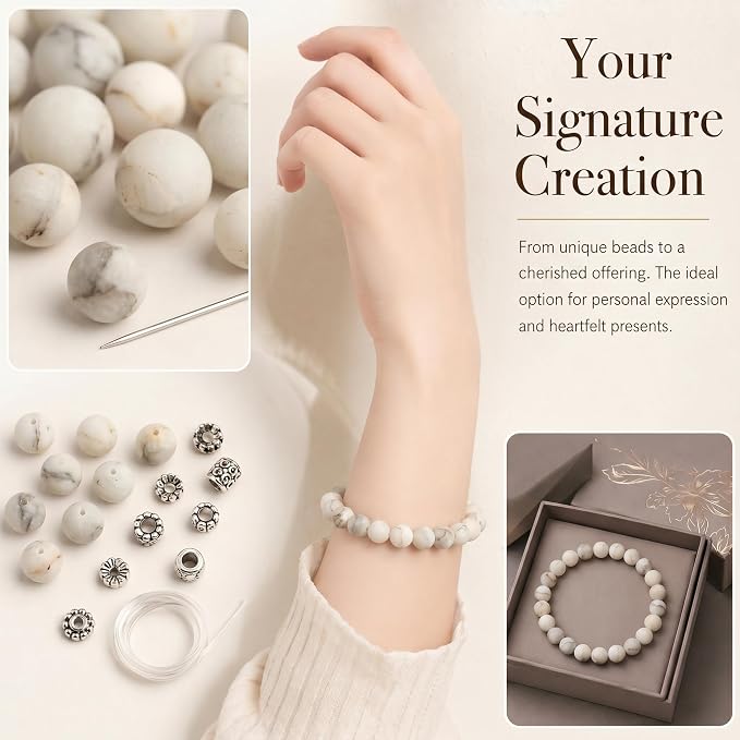 4mm Matte White Quartz Bead, 15-Inch Matte Round Loose Stone Beads - Image 4