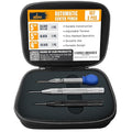ALBO Automatic Center Punch Set – 3 Heavy Duty Spring Loaded Punch Tools for Metal, Wood, Steel – Precision Tips, Galvanized & Blackened Options, Storage Box – Ideal for DIY, Workshop & Professionals
