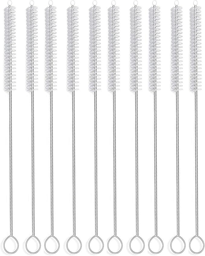 Long Straw Brush Cleaner, Flexible Nylon Tube Cleaning Brushes by DESIN