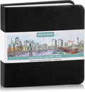 Prudiut Pocket Sketchbook 5 x 5 in, 80 Sheets, elastic closure and ribbon by Prudiut